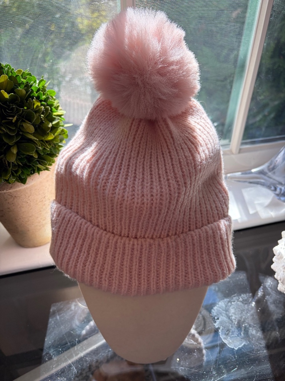 Madden NYC Blush Pink Beanie, One Size (NWOT)